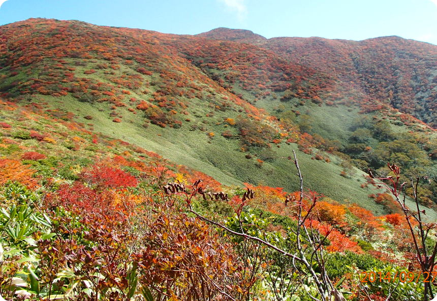 三本槍岳〜鏡沼の写真