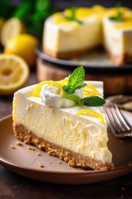 レモンのチーズケーキ