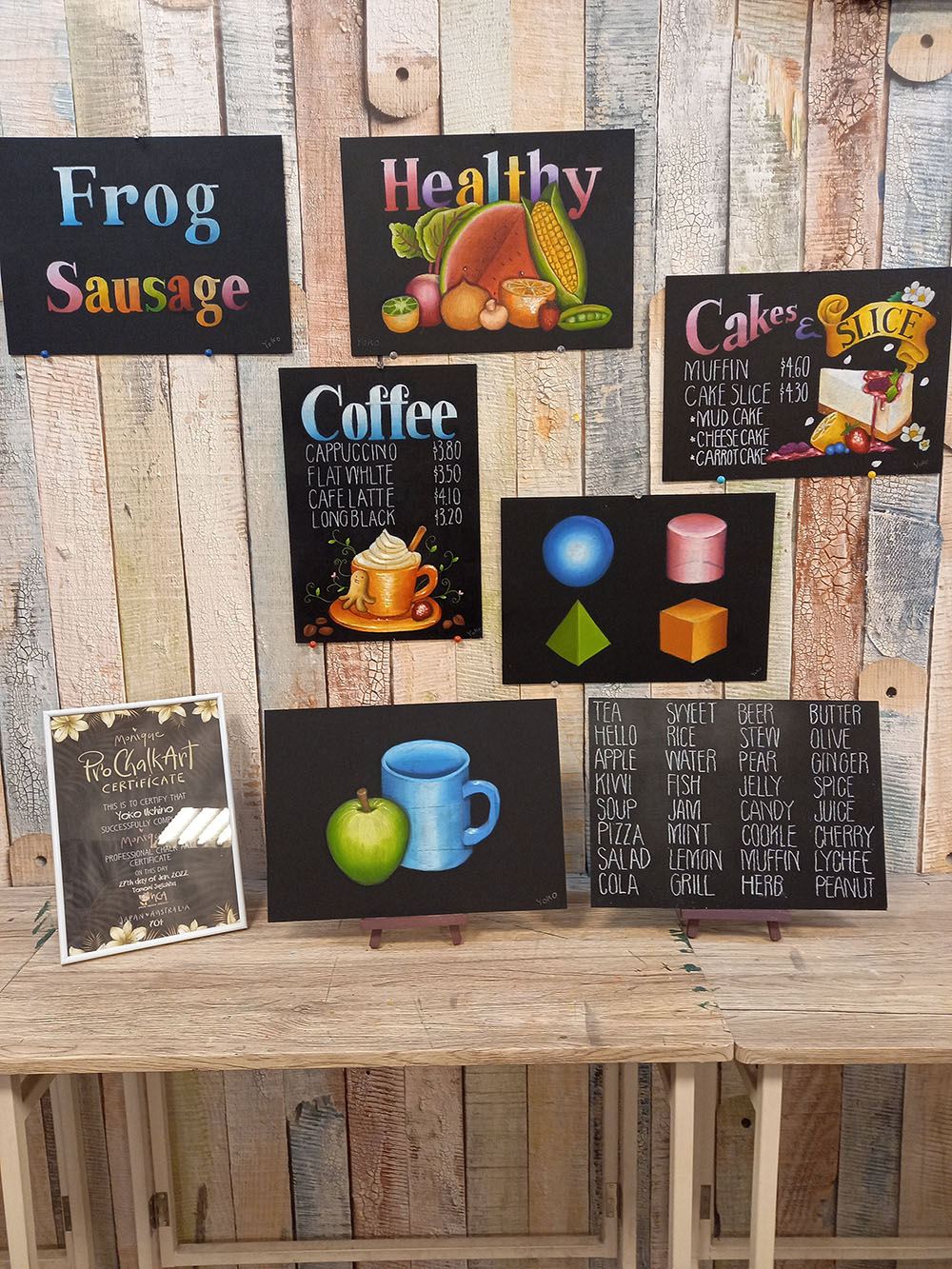 チョークアート